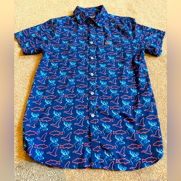 Burlebo performance button up in medium - Picture 1 of 4